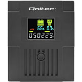 Uninterruptible Power Supply System Interactive UPS Qoltec 53771 1200 W-3