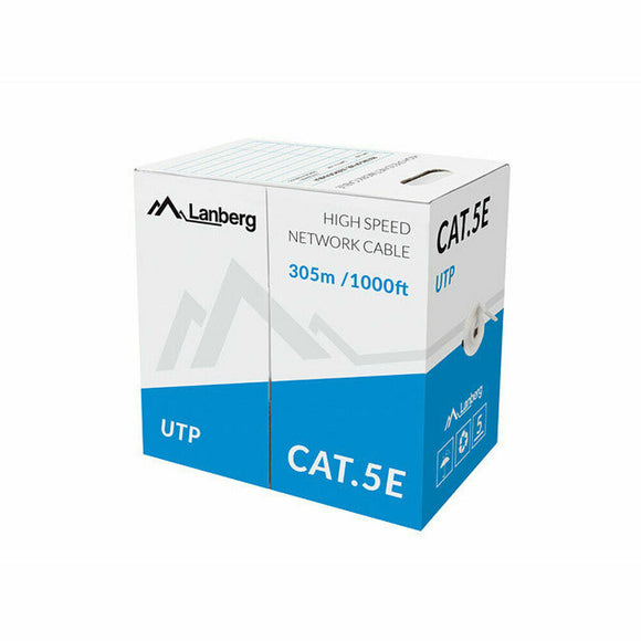 UTP Category 5e Rigid Network Cable Lanberg LCU5-11CU-0305-S Grey 305 m-0
