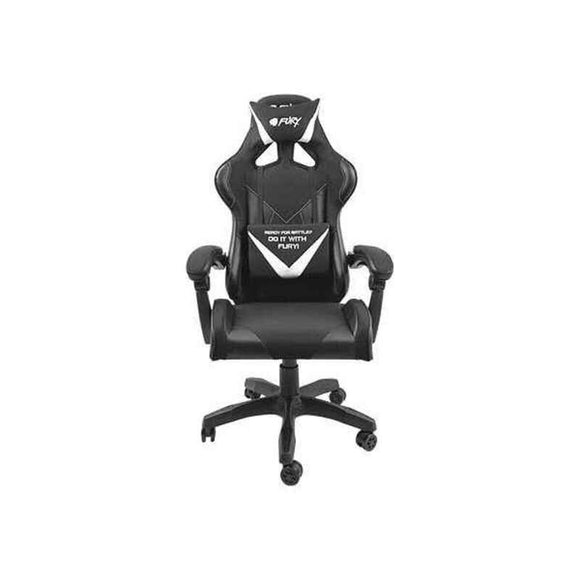 Gaming Chair Fury Avenger L Black White-0