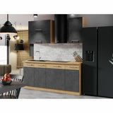 Kitchen furniture ROCK Grey 58 x 72 cm-3