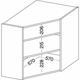 Kitchen furniture Black 89 x 89 cm-2