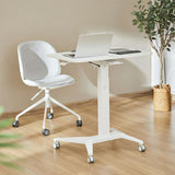 Desk MacLean MC-453W White Steel 80 x 52 cm-9