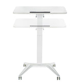 Desk MacLean MC-453W White Steel 80 x 52 cm-8