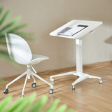 Desk MacLean MC-453W White Steel 80 x 52 cm-7