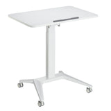 Desk MacLean MC-453W White Steel 80 x 52 cm-2