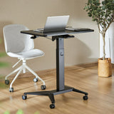 Desk MacLean MC-453B Black Steel 80 x 52 cm-9