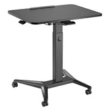 Desk MacLean MC-453B Black Steel 80 x 52 cm-2