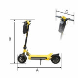 Electric Scooter Manta XRIDER MX10 MAX Yellow Black 800 W-3