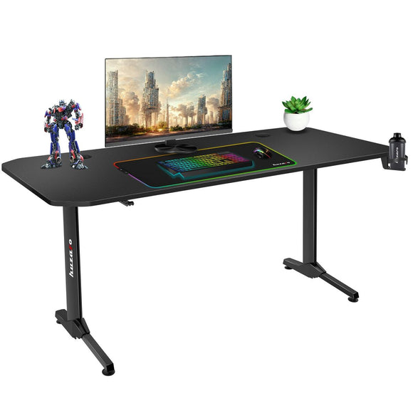 Desk Gaming Huzaro HZ-Hero 4.7 Black MDF Wood 160 x 75 cm-0