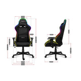 Gaming Chair Huzaro Force 6.2 RGB White-2