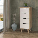 Chest of drawers Vankka Oak 45 x 42 x 108 cm 45 x 108,7 x 42 cm-1