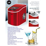 Ice Maker Lin ICE PRO-R12 Red 112 W 2,2 L-1