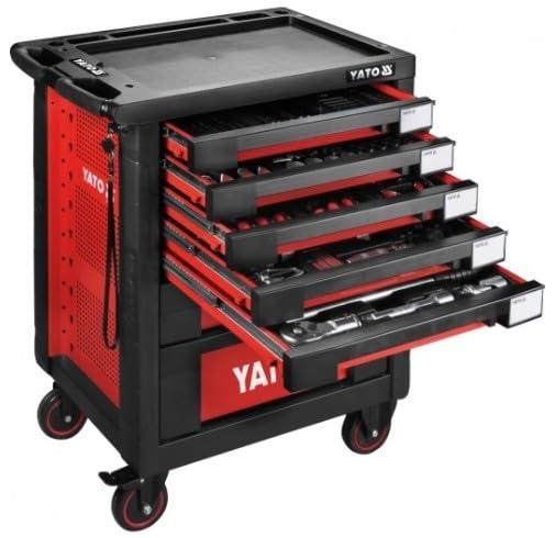 Werkzeugwagen mit Ausrstung, 165-tlg. Yato YT-55293-0