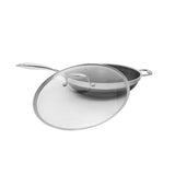 Pan Kohersen 71111 Black Silver Stainless steel Aluminium Ø 32 cm-11