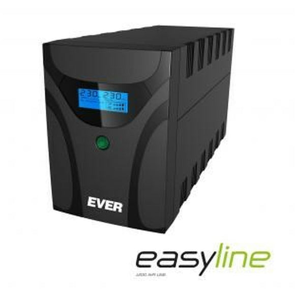 Uninterruptible Power Supply System Interactive UPS Ever EASYLINE 1200 AVR USB 600 W-0