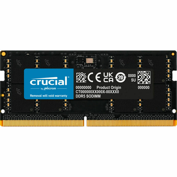 RAM Memory Crucial CT32G48C40S5 32 GB DDR5 SDRAM DDR5 4800 MHz CL40-0