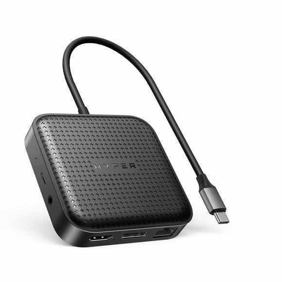 USB Hub Hyper HD583-GL Black 100 W-0