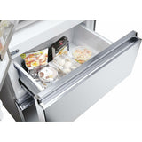 Combined Refrigerator Haier HFR5719EWMG 190 Silver-9