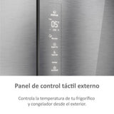 Combined Refrigerator Haier HFR7819ENGC 190 Steel-2