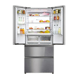 Combined Refrigerator Haier HFR7819ENGC 190 Steel-11