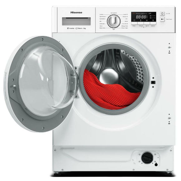 Washing machine Hisense WF3M841BWIES 59,5 cm 1400 rpm 8 kg-0