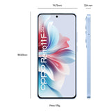 Smartphone Oppo RENO 11F 6,7" Mediatek Dimensity 7050 8 GB RAM 256 GB Blue-6