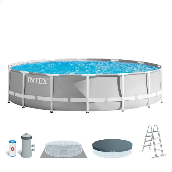 Removable pool Intex 457 x 107 x 457 cm-0