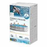 Detachable Pool Intex Prism Frame Grey 32.695 l 610 x 132 cm-1