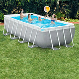 Detachable Pool Intex Prism Frame 10.874 l Grey 488 x 244 x 107 cm-5