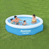 Inflatable pool Bestway Blue 3200 L 305 x 66 cm-10