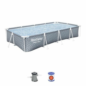 Inflatable pool Bestway Steel Pro Grey-0