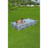 Inflatable pool Bestway Steel Pro Grey-2