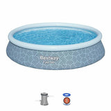 Inflatable pool Bestway Blue 396 x 84 cm-0