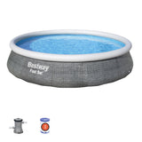 Inflatable pool Bestway 57376 Grey 396 x 84 cm-2