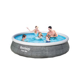 Inflatable pool Bestway 57376 Grey 396 x 84 cm-0