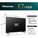 Smart TV Hisense 4K Ultra HD 55" LED HDR QLED-2