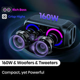 Portable Bluetooth Speakers Hisense PARTY ROCKET160 Black-11