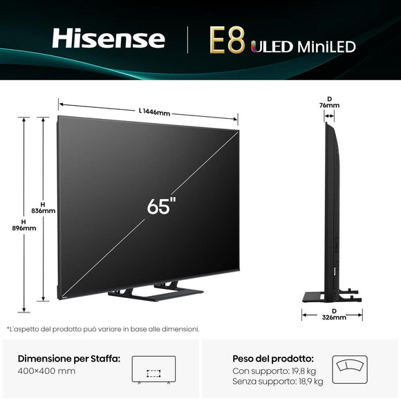 Smart TV Hisense 65E8Q 65