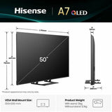 Smart TV Hisense 50A7Q 4K Ultra HD 50" LED HDR D-LED-1