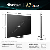 Smart TV Hisense 55A7Q 4K Ultra HD 55" LED HDR D-LED-1