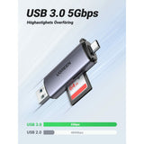 Card Reader Ugreen 50706 Silver-11