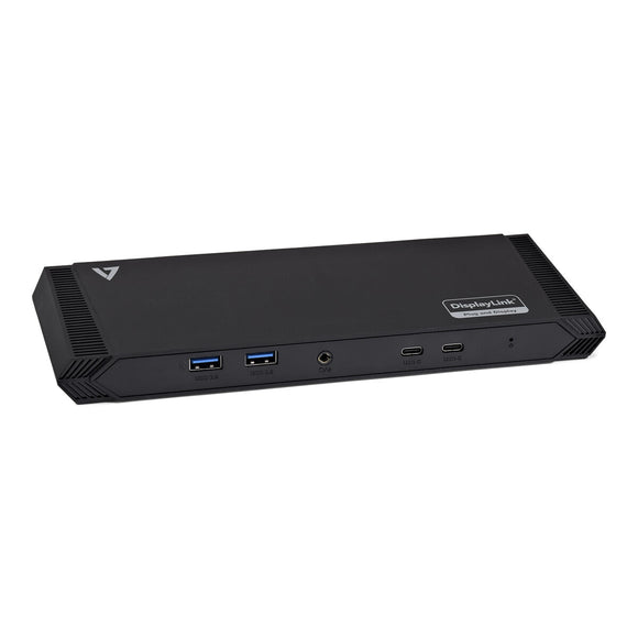 USB Hub V7 DOCKUSBC Black 65 W-0