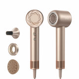 Dreame Hair Dryer Glory Mix 1600W Ionic, 3 Magnetic Nozzles, Gold-10