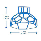 Playground Dome Climber (118 x 170 x 170 cm)-1