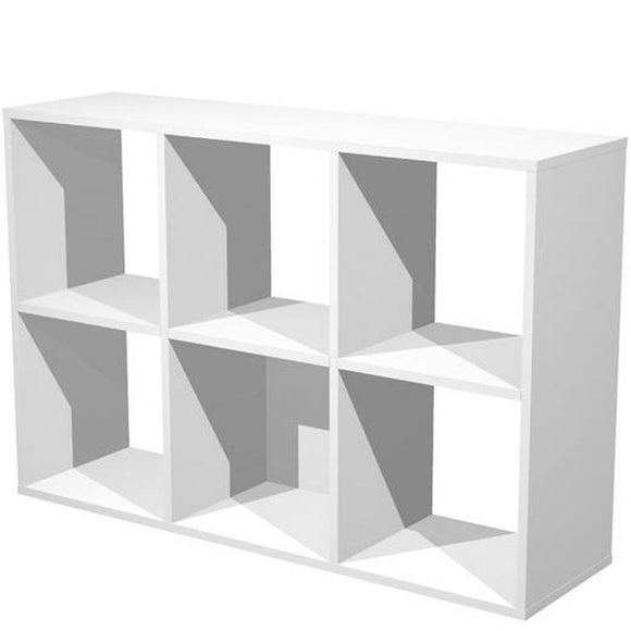 Shelves Artexport Home Office 6 compartments White Melamin 104,1 x 29,2 x 69,8 cm-0