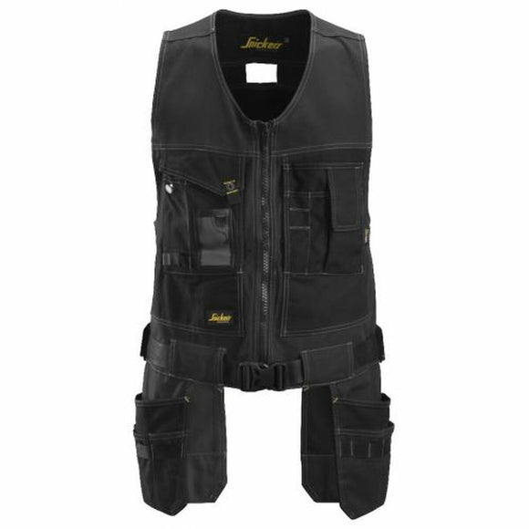 Men's Work Gilet Snickers Workwear Black-0