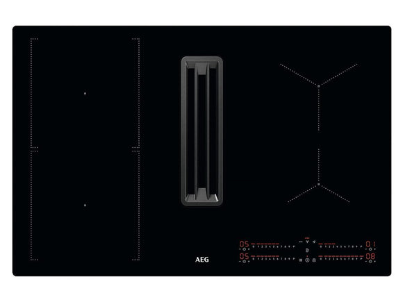 CCE84543CB, Autarkes Kochfeld (schwarz, ComboHob mit integriertem Dunstabzug)-0