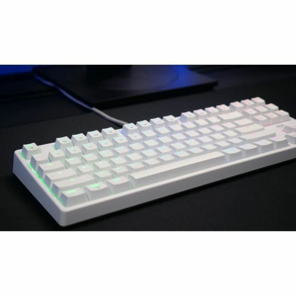 Keyboard and Mouse Cherry White AZERTY-0