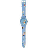 Men's Watch Swatch BLUE SKY, BY VASSILY KANDINSKY (Ø 41 mm)-2