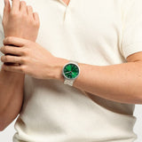 Unisex Watch Swatch SB07S101G Green Silver-6